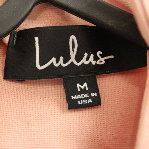 Lulu’s Pink Powerhouse Bodysuit Size Medium - Picture 2 of 3